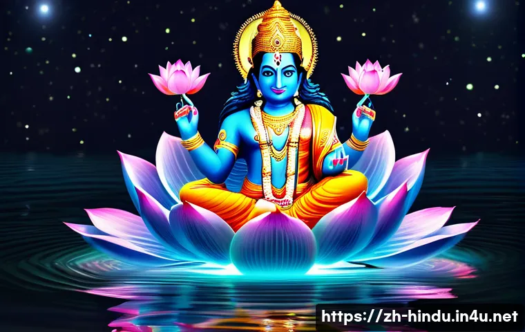 힌두교 상징 로투스 꽃 관련 이미지 1